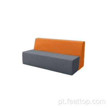 Conjunto de sofás de escritório de tecido de design moderno de design de design